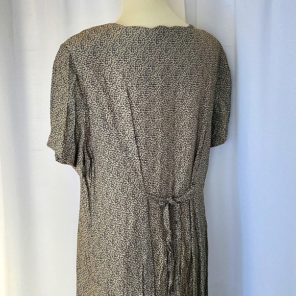 Retro 90s Elizabeth/Liz Claiborne floral dress  size 16 CUTE!  EUC - Picture 3 of 7